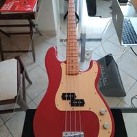 Fender Squier 40th Precision Bass Dakota Red