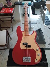 Fender Squier 40th Precision Bass Dakota Red