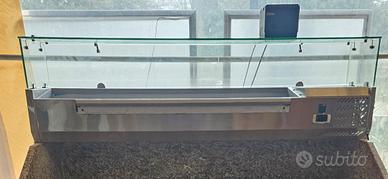 frigorifero per bancone pizza