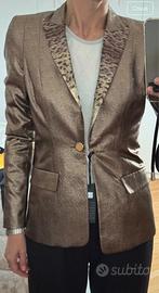 Blazer Just Cavalli colore oro