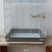 Gabbietta per uccellini, dimensioni: 48x30x56h