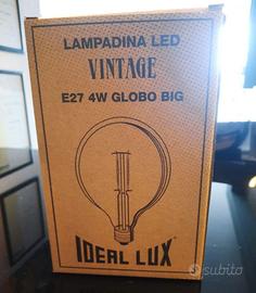 Lampadina Led Ambrata E 27 4 W Globo BIG Ideal lux