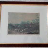 Stampe inglesi originali - scene di caccia