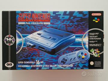 Super Nintendo SNES Versione Pal GIG  boxata 