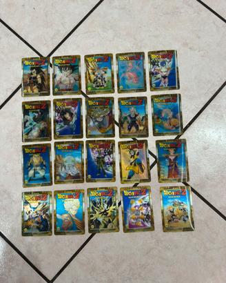 Dragon Ball Z Serie Gold Lamincards Lenticolari