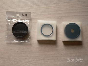 Leica M: Filtro UV + Tappo + Foro stenopeico