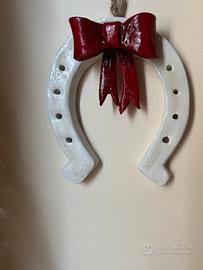 Decorazione casa nuova augurio ferro di cavallo