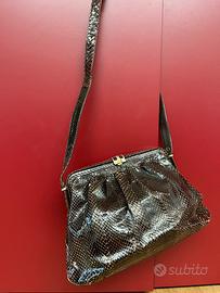 Borsa vintage anni ‘50 in pelle di pitone