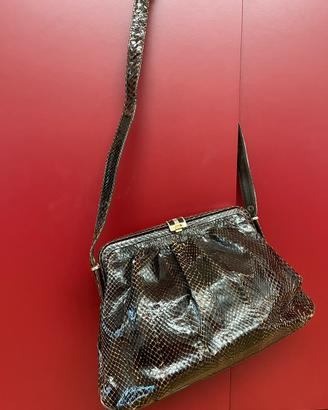 Borsa vintage anni ‘50 in pelle di pitone