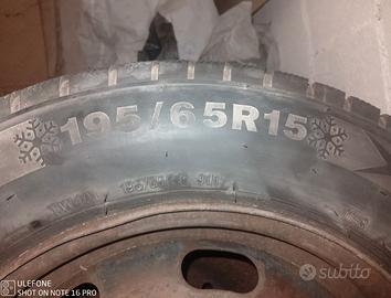 Gomme invernali con cerchi in ferro
