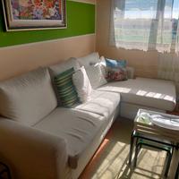 Divano in tessuto con isola