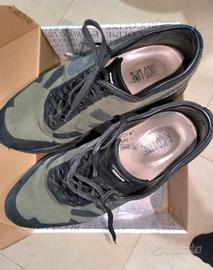 Sneakers Rucoline Magia verde militare/nera Tg 43