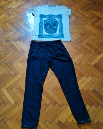 Set pantaloni e t-shirt donna