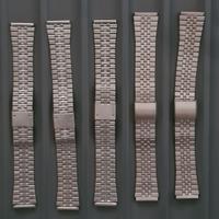 Lotto cinturini in metallo per orologi