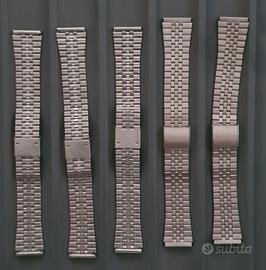 Lotto cinturini in metallo per orologi