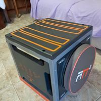 Cubo attrezzo per fitness multifunzione