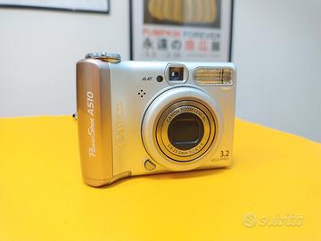 Canon PowerShot A510 3MP Digicam Sensore CCD + SD