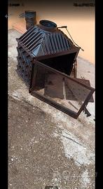 stufa camino a legna 