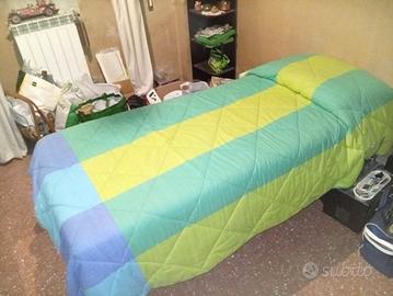 Letto singolo completo con sistema sollevamento
