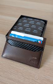 Portacarte uomo Jaguar Slim in Pelle 8 scomparti