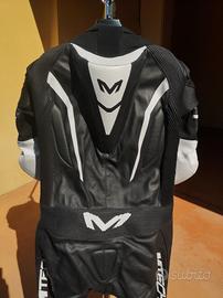 tuta moto 52 mtech NUOVA intera in pelle 