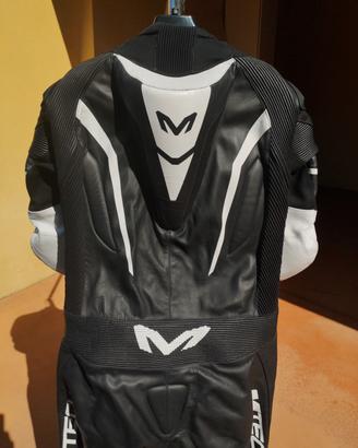 tuta moto 52 mtech NUOVA intera in pelle 