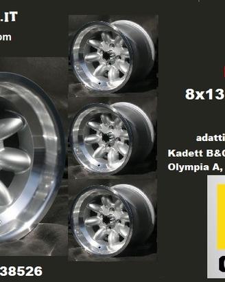 Cerchi minilite 8x 13 4x100 et-6 OPEL