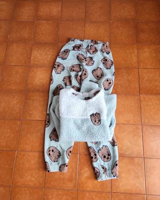 pigiama completo Marvel Groot donna 