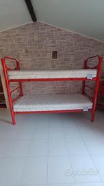 Letto a castello 204x84  (compreso di reti)