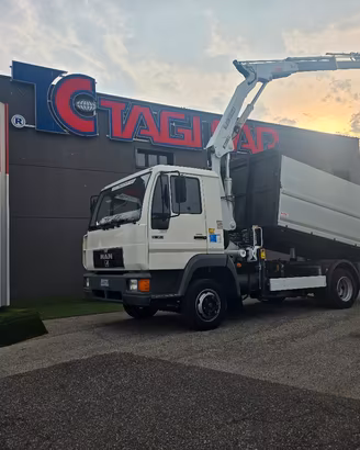 Man 75 gru Bonfiglioli 7200 e ribaltabile TAGICAR 
