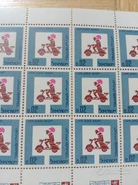 Vespa piaggio francobollo anni '60 da collezione