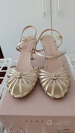 sandali gabbietta tacco 