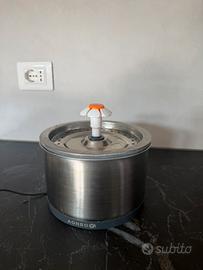 Fontanella per gatti in acciaio