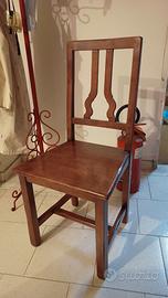 2 sedie in legno
