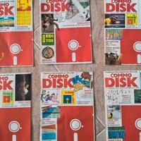 6 Riviste Commodisk per Commodore 64