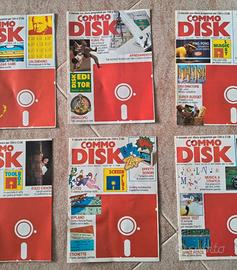 6 Riviste Commodisk per Commodore 64