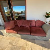 Divano da terrazza esterno Gervasoni