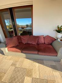 Divano da terrazza esterno Gervasoni