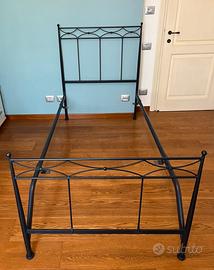 Letto singolo extra in ferro nuovo