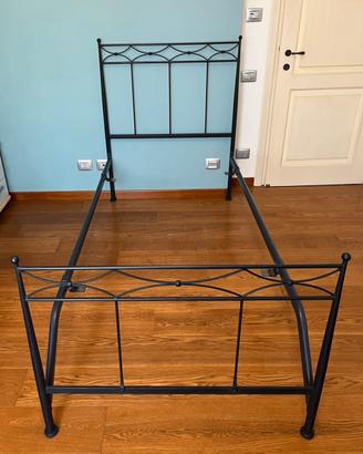 Letto singolo extra in ferro nuovo