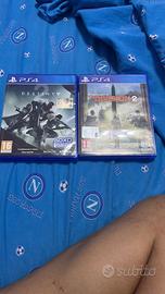 Destiny 2 e division 2 per ps4