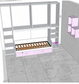 cameretta color malva