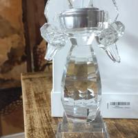 Portacandele "angelo" in cristallo di Ottaviani 