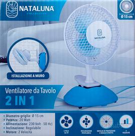 Ventilatore Da Tavolo Scrivania Nataluna 220 V