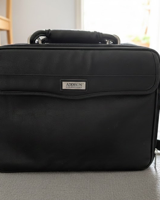 Borsa Porta PC professionale in pelle nera – Come