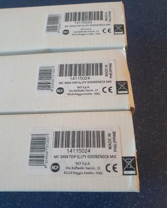 microfono (n.3 pz)  RCF MC5054