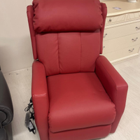 Poltrona Relax Sofà Con Vibro Massaggio In Eco