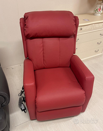 Poltrona Relax Sofà Con Vibro Massaggio In Eco