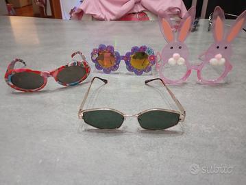 occhiali particolari per bambina ed pupazzetti dis