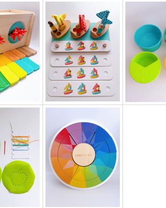 Lovevery Analyst giochi Montessori in legno